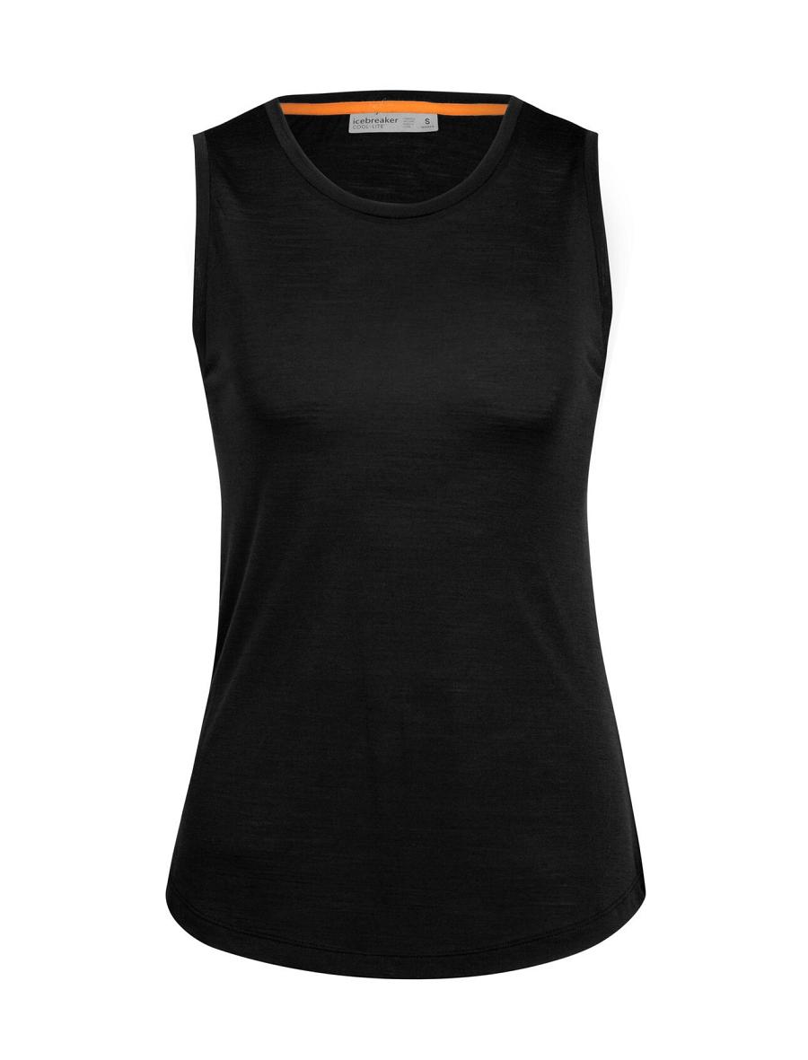 T Shirts Icebreaker Merino Sphere II Tank Femme Noir | FR 1572RVDW